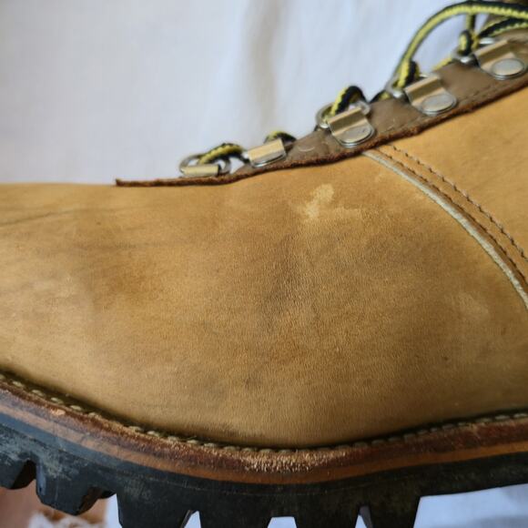 Vintage Chippewa Arctic 25468 Mens 9\'\' Nubuck Leather Work Boots Tan Size 13 USA main image 6